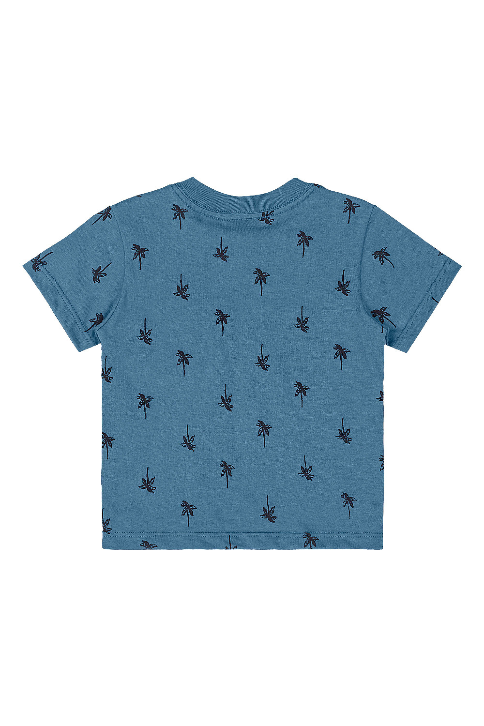 Conjunto Bebê Menino com Camiseta Estampada e Bermuda (Azul) Quimby - Imagem 29